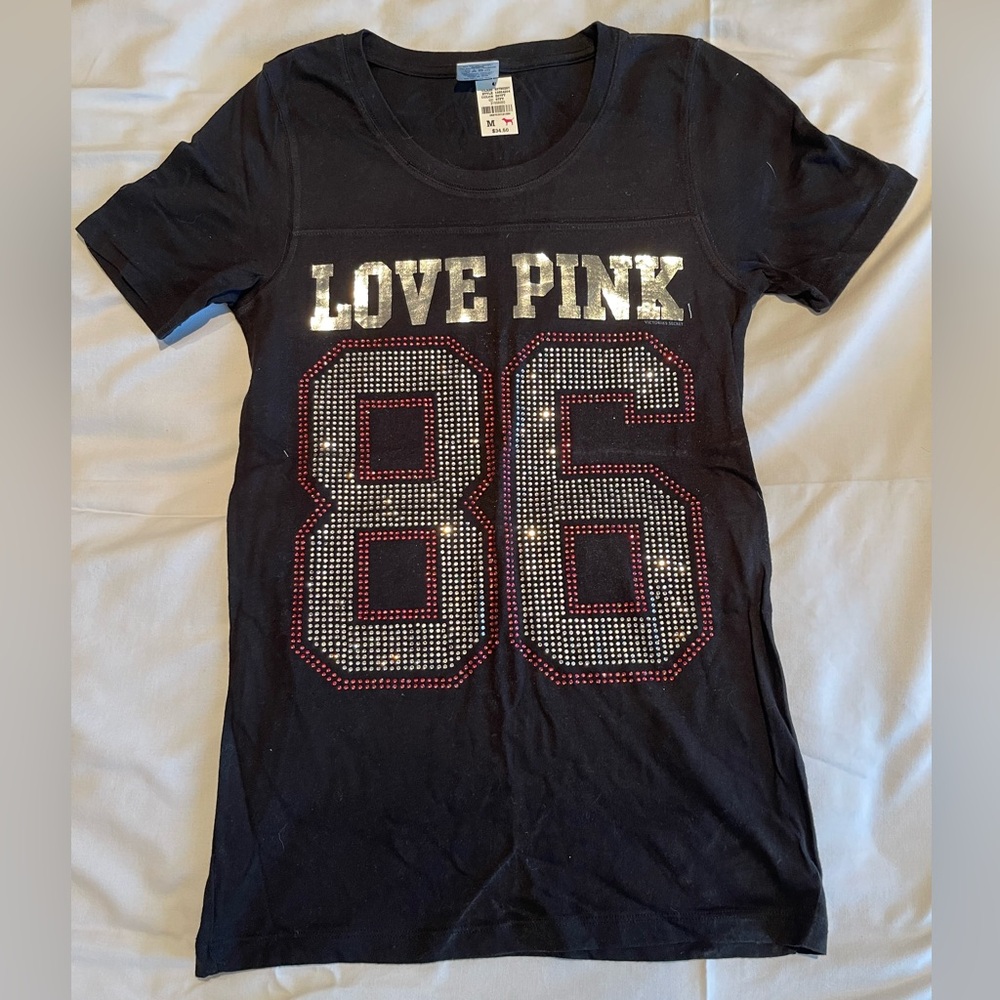 PINK Shirt 
Black
Size Medium
BNWT